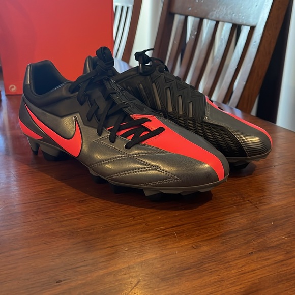 Nike T90 Strike IV FG Soccer Cleats shoes new 472562 060 grey Mens Size 8 - Picture 3 of 16